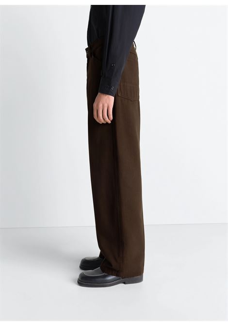 pantaloni wide uomo cacao LEMAIRE | PA1306 LD1067BR423